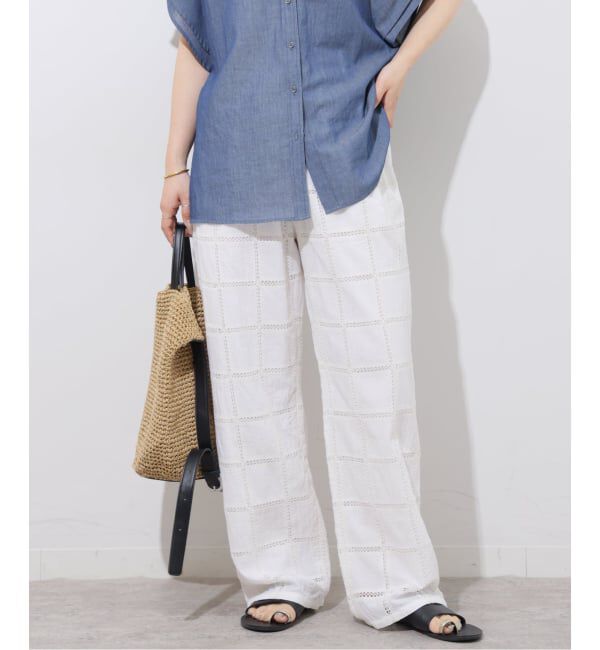 JOURNAL STANDARD relume「スクエアエンブロイダリーパンツ」|スラックス|