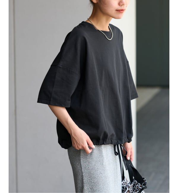 JOURNAL STANDARD relume「《追加3》ギャザーヘムショートスリーブTシャツ」|Tシャツ・カットソー|