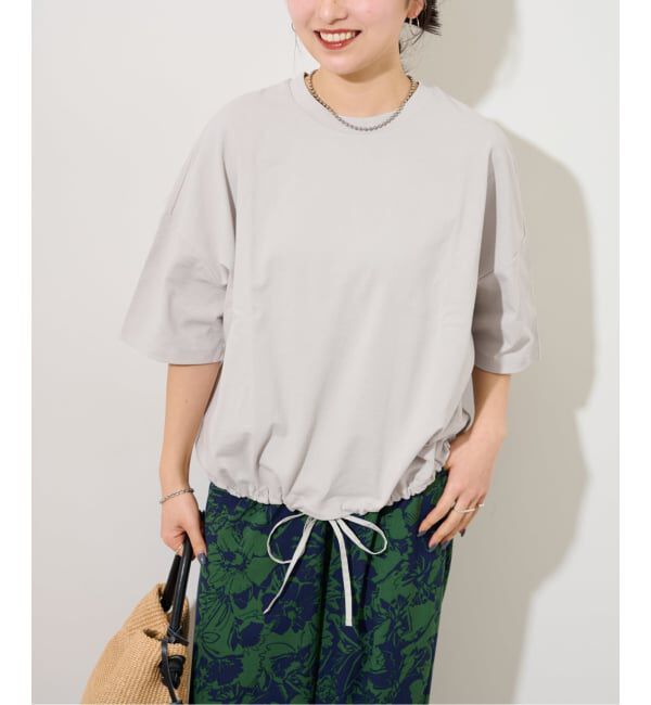 JOURNAL STANDARD relume「《追加3》ギャザーヘムショートスリーブTシャツ」|Tシャツ・カットソー|