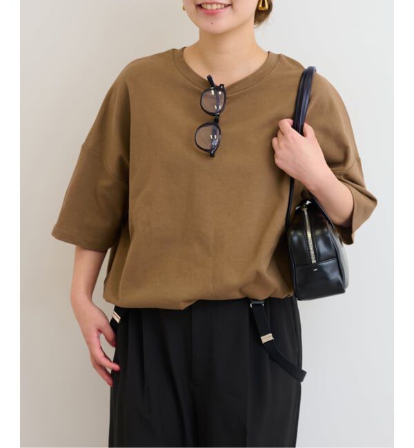 JOURNAL STANDARD relume「《追加3》ギャザーヘムショートスリーブTシャツ」|Tシャツ・カットソー|