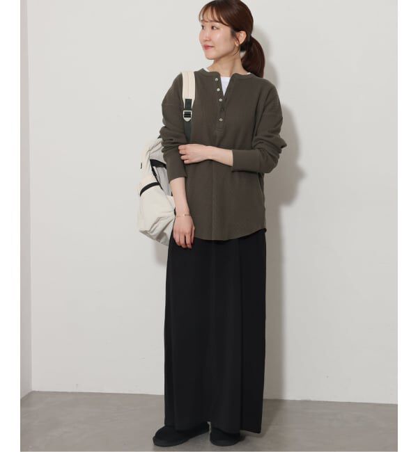 JOURNAL STANDARD relume「【Hanes&times;relume】別注Newワッフルヘンリーネックプルオーバー」|Tシャツ・カットソー|