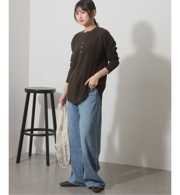 JOURNAL STANDARD relume「【Hanes&times;relume】別注Newワッフルヘンリーネックプルオーバー」|Tシャツ・カットソー|