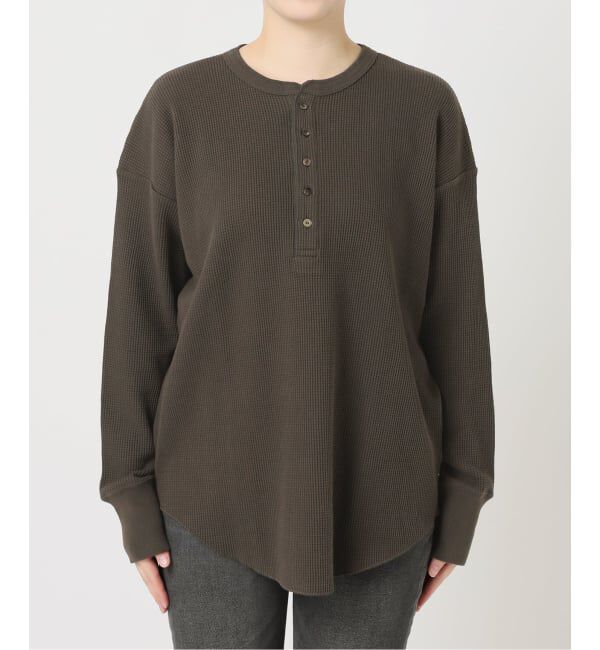 JOURNAL STANDARD relume「【Hanes&times;relume】別注Newワッフルヘンリーネックプルオーバー」|Tシャツ・カットソー|