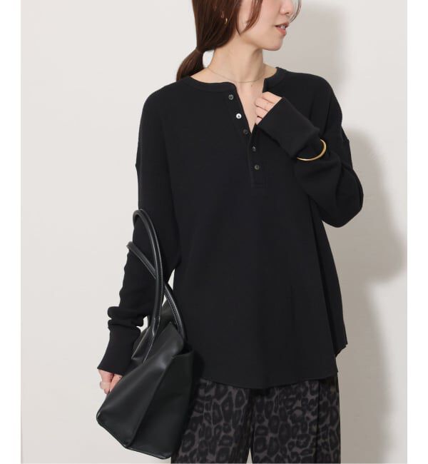 JOURNAL STANDARD relume「【Hanes&times;relume】別注Newワッフルヘンリーネックプルオーバー」|Tシャツ・カットソー|