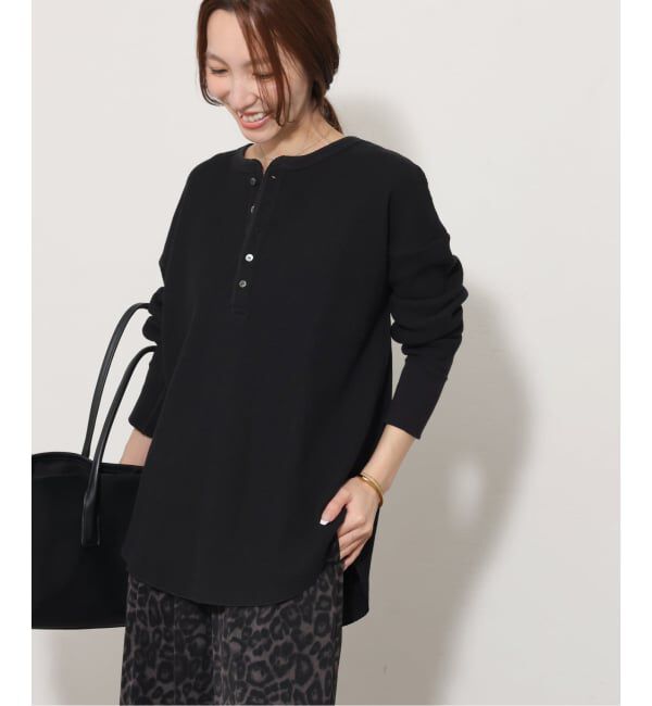 JOURNAL STANDARD relume「【Hanes&times;relume】別注Newワッフルヘンリーネックプルオーバー」|Tシャツ・カットソー|