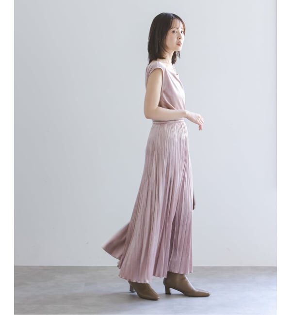 NOBLE「《セットアップ対応》クラッシュベロアドレープトップス」|Tシャツ・カットソー|