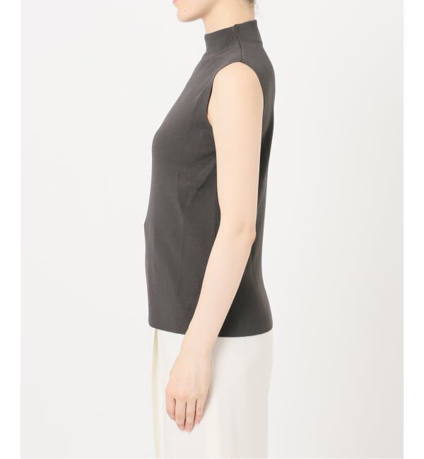NOBLE「《追加・新色》【洗える】ボトルネックスリーブレスニット」|ニット・セーター|