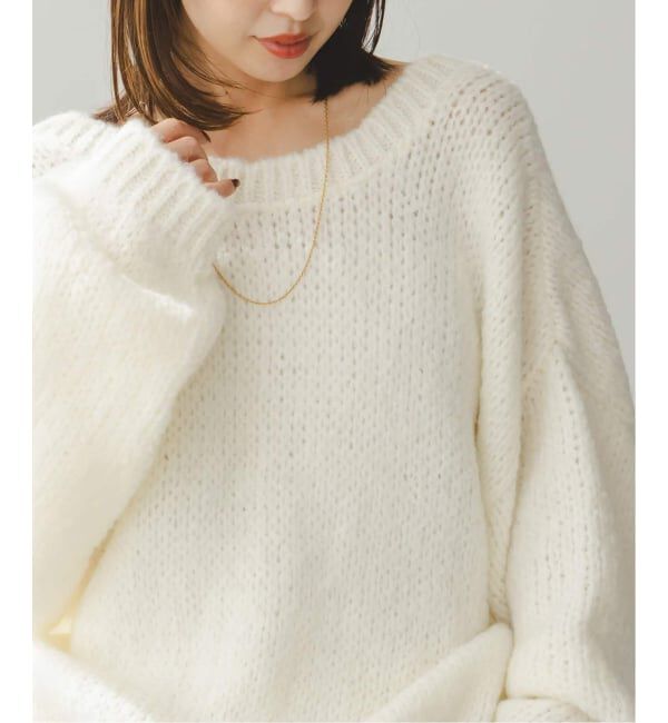 NOBLE「《追加予約・別注》TRICOTS JEAN MARC/トリコットジーンマルク 2WAYボリュームニット」|ニット・セーター|