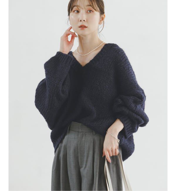 NOBLE「《追加予約・別注》TRICOTS JEAN MARC/トリコットジーンマルク 2WAYボリュームニット」|ニット・セーター|