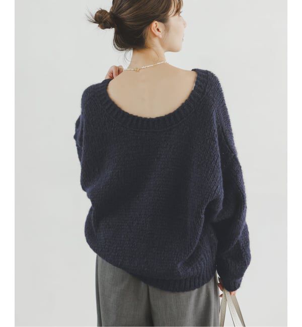 NOBLE「《追加予約・別注》TRICOTS JEAN MARC/トリコットジーンマルク 2WAYボリュームニット」|ニット・セーター|