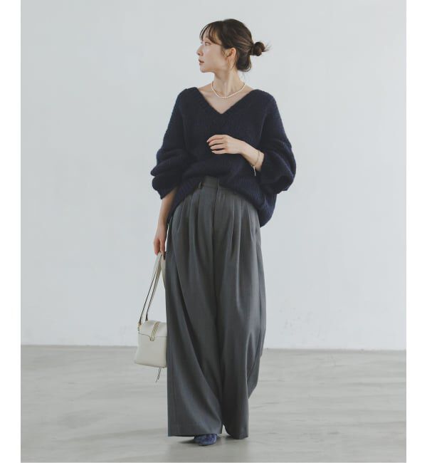 NOBLE「《追加予約・別注》TRICOTS JEAN MARC/トリコットジーンマルク 2WAYボリュームニット」|ニット・セーター|