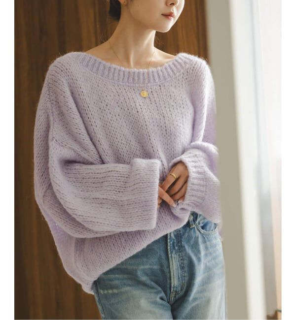 NOBLE「《追加予約・別注》TRICOTS JEAN MARC/トリコットジーンマルク 2WAYボリュームニット」|ニット・セーター|