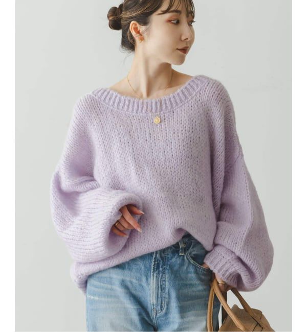 NOBLE「《追加予約・別注》TRICOTS JEAN MARC/トリコットジーンマルク 2WAYボリュームニット」|ニット・セーター|