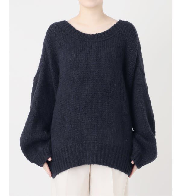 NOBLE「《追加予約・別注》TRICOTS JEAN MARC/トリコットジーンマルク 2WAYボリュームニット」|ニット・セーター|