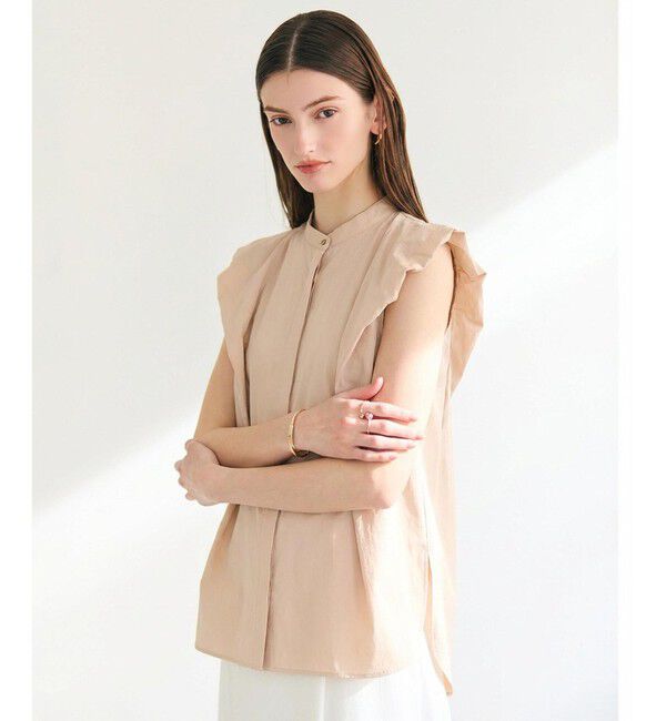 BEIGE,「【Precious 掲載】MALLOW / コットンタック バルーンスリーブブラウス」|シャツ・ブラウス|Beige