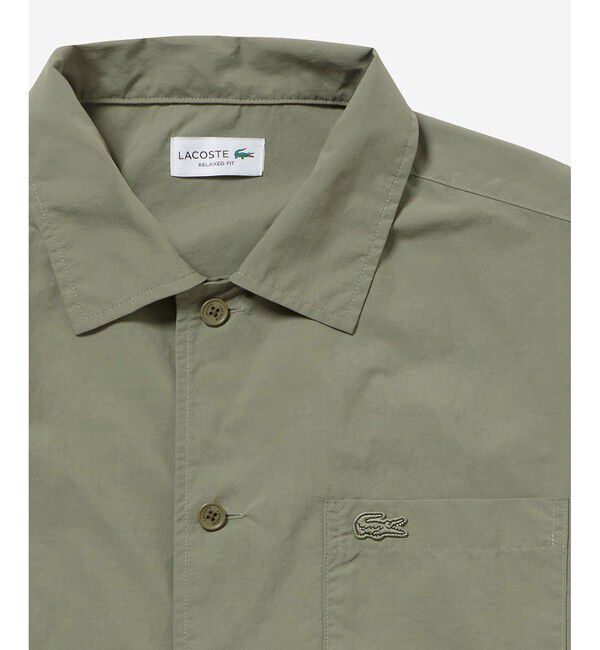 LACOSTE「ナイロンリップシャツジャケット」|シャツ・ブラウス|