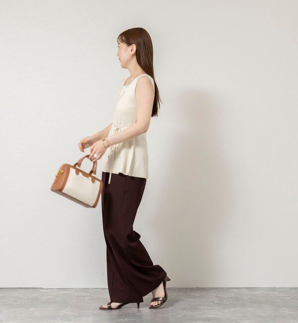NOLLEY'S sophi「《手洗い可能》【TORRAZZO DONNA/トラッゾドンナ】2way Square Neck Knit ブラウス」|ニット・セーター|