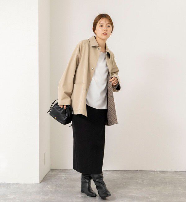 NOLLEY'S「【TICCA/ティッカ】リバーシブルショートコート」|ダッフルコート|