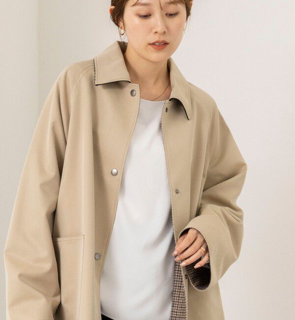 NOLLEY'S「【TICCA/ティッカ】リバーシブルショートコート」|ダッフルコート|