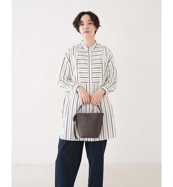 collex「【WEB限定】【AULENTTI/オウレンティ】　レザーバケットバッグ ポーチ付」|ショルダー・メッセンジャー|