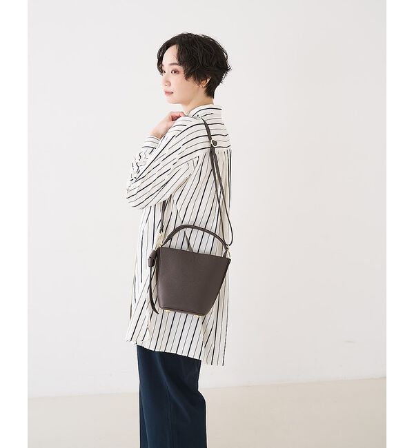 collex「【WEB限定】【AULENTTI/オウレンティ】　レザーバケットバッグ ポーチ付」|ショルダー・メッセンジャー|