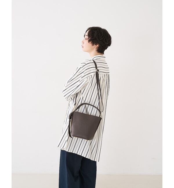 collex「【WEB限定】【AULENTTI/オウレンティ】　レザーバケットバッグ ポーチ付」|ショルダー・メッセンジャー|