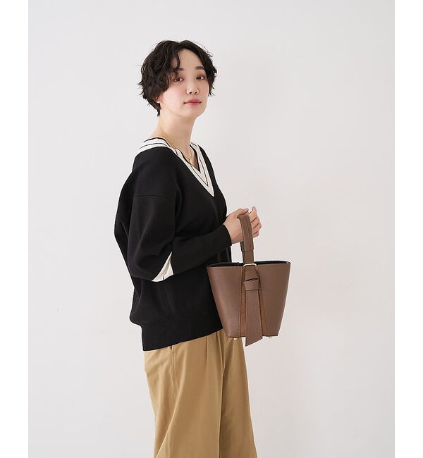 collex「【WEB限定】【AULENTTI/オウレンティ】　レザーバケットバッグ ポーチ付」|ショルダー・メッセンジャー|
