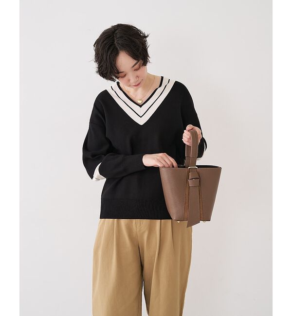 collex「【WEB限定】【AULENTTI/オウレンティ】　レザーバケットバッグ ポーチ付」|ショルダー・メッセンジャー|