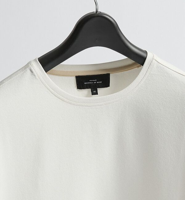 ABAHOUSE「コットンフラノ クルーネック 長袖Tシャツ / ストレッチ」|Tシャツ・カットソー|