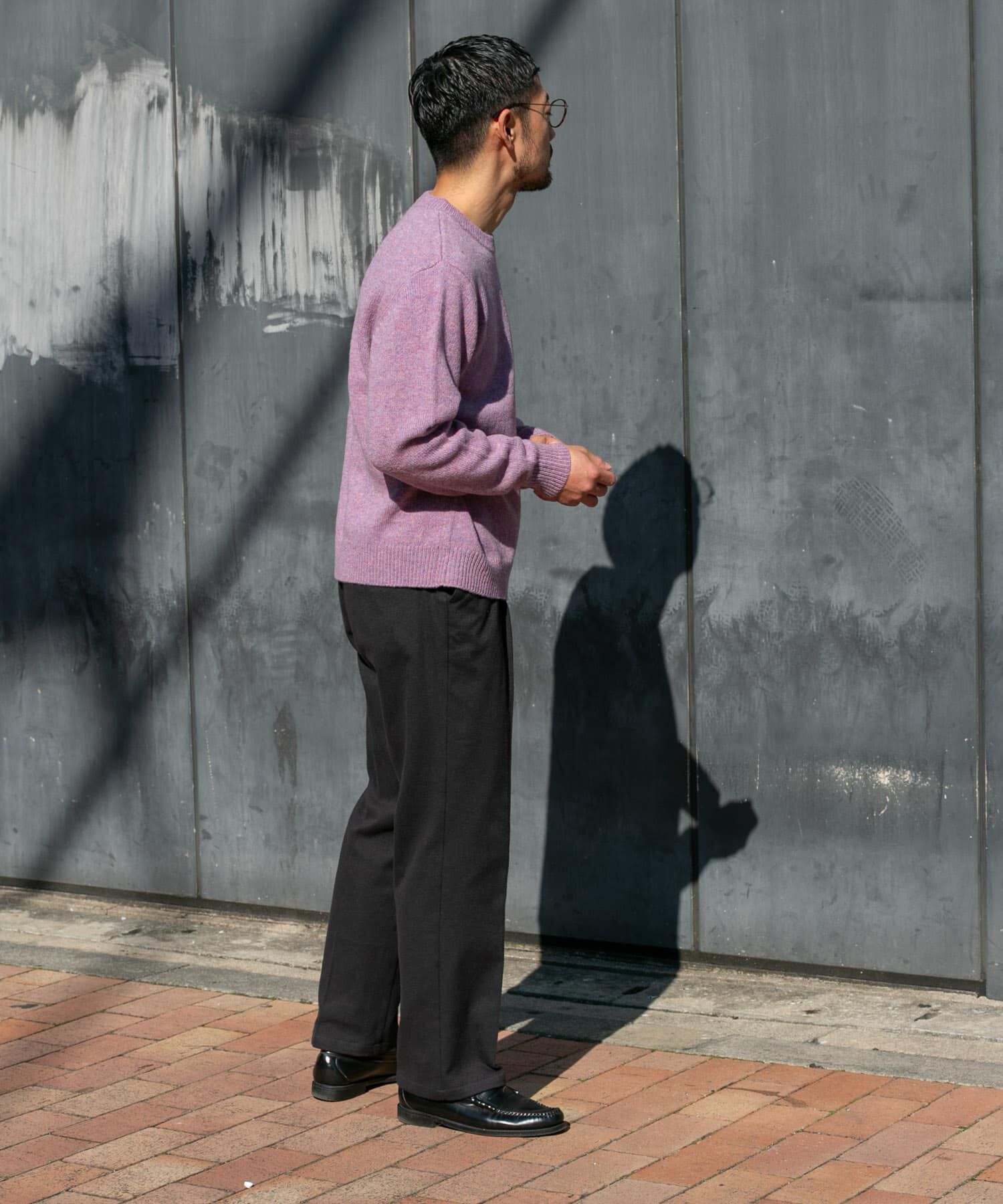 URBAN RESEARCH ROSSO「『蓄熱 / XLサイズあり』アーバンリラックスサーモライトネルスラックス」|スラックス|