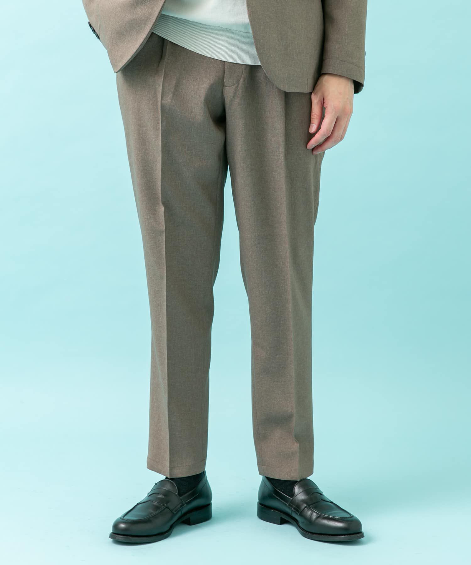URBAN RESEARCH DOORS「LIFE STYLE TAILOR　メランジストレッチパンツ」|スラックス|