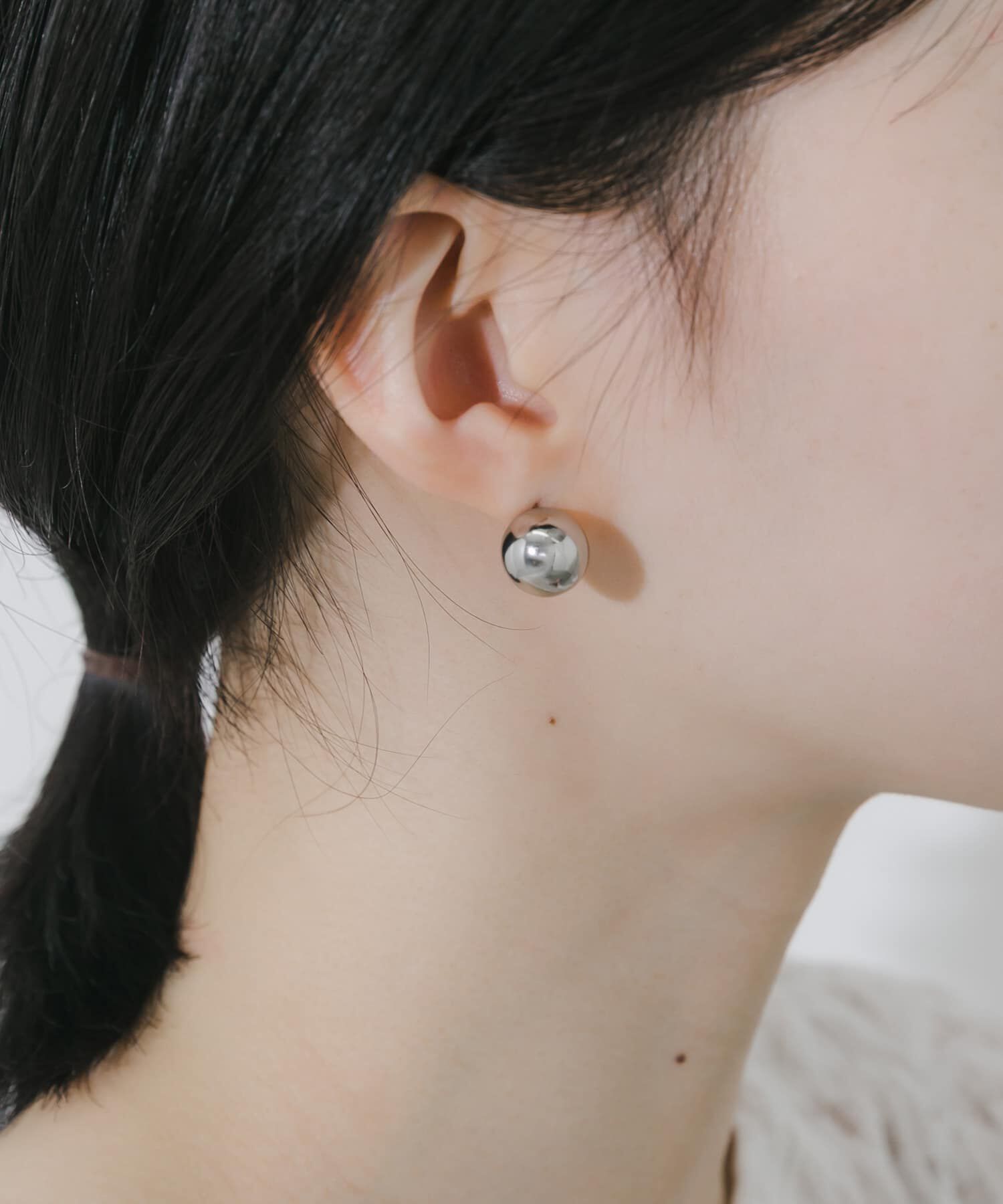 SMELLY「ステンレスメタルボールピアス」|ピアス|