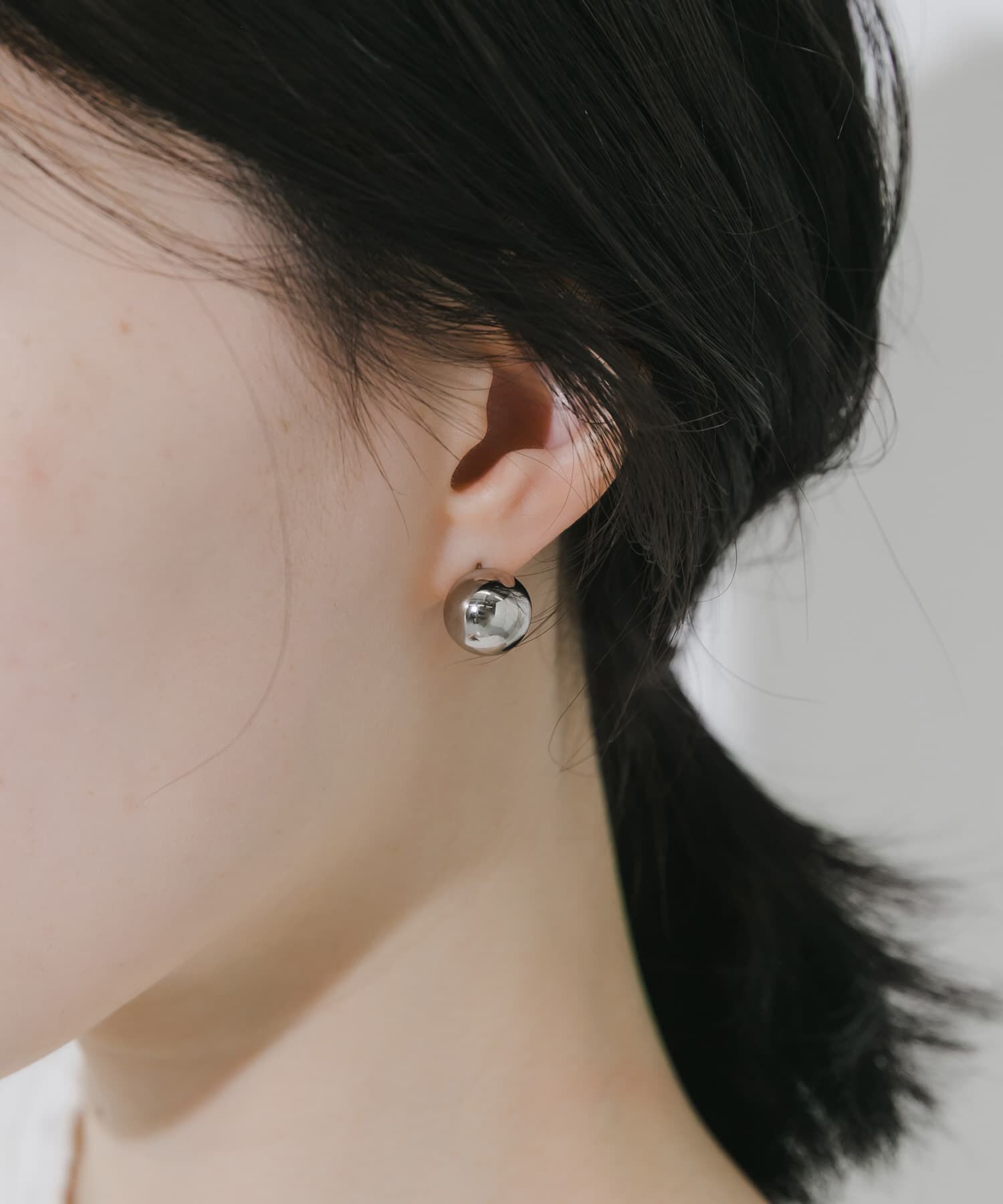 SMELLY「ステンレスメタルボールピアス」|ピアス|