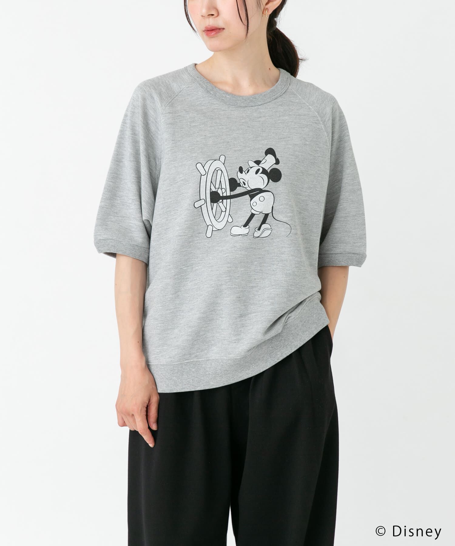 URBAN RESEARCH DOORS「別注/Disney/半袖スウェット」|シャツ・ブラウス|