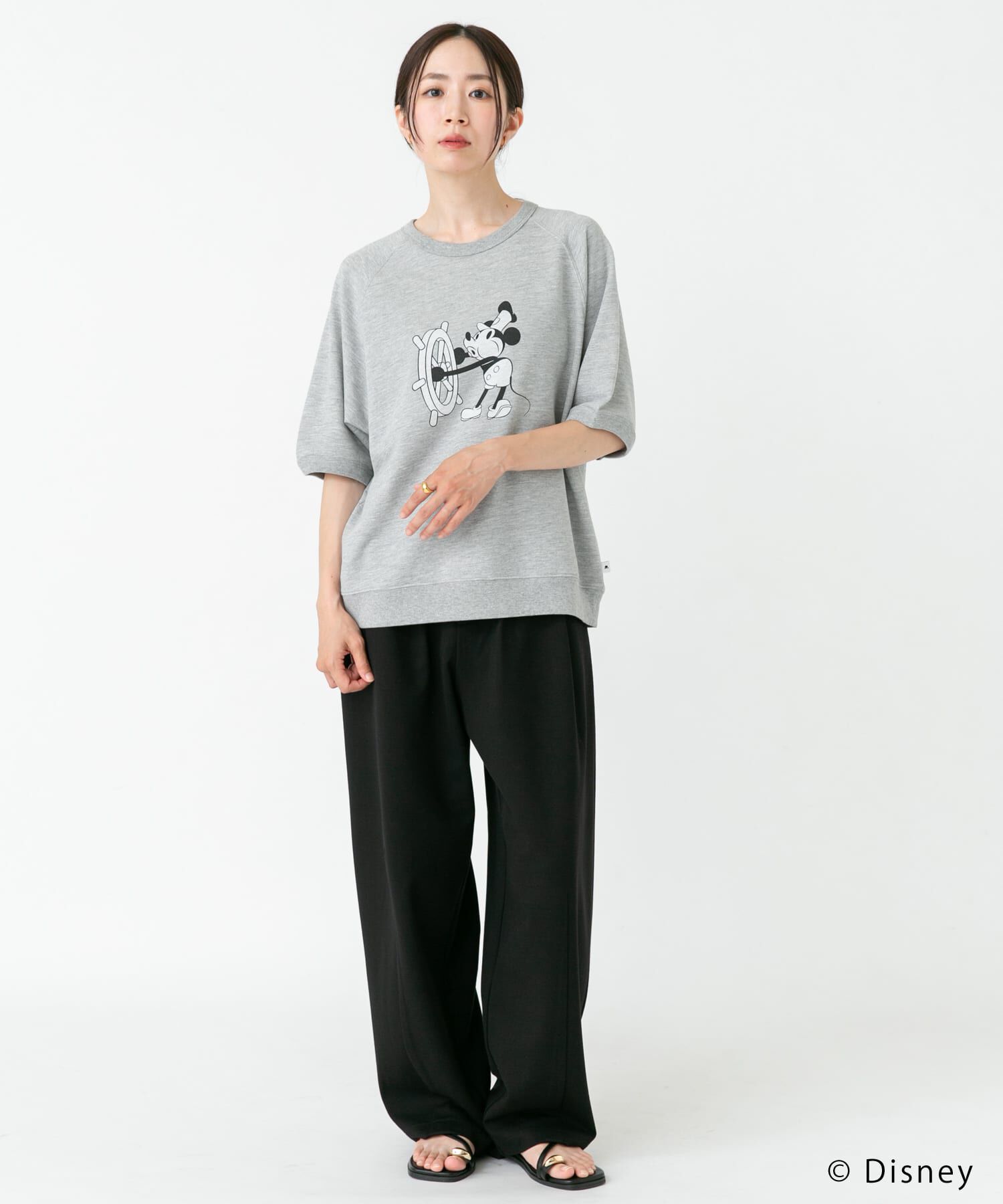 URBAN RESEARCH DOORS「別注/Disney/半袖スウェット」|シャツ・ブラウス|