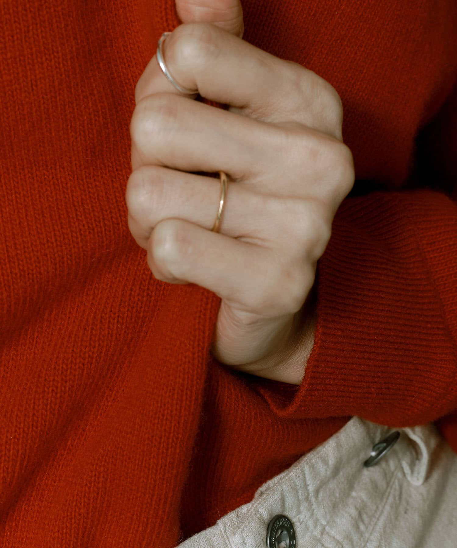 SMELLY「SMELLY so&rsquo;　textured minimal ring」|リング|