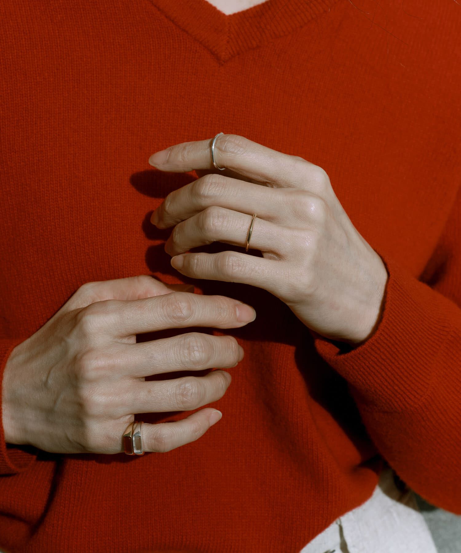 SMELLY「SMELLY so&rsquo;　textured minimal ring」|リング|