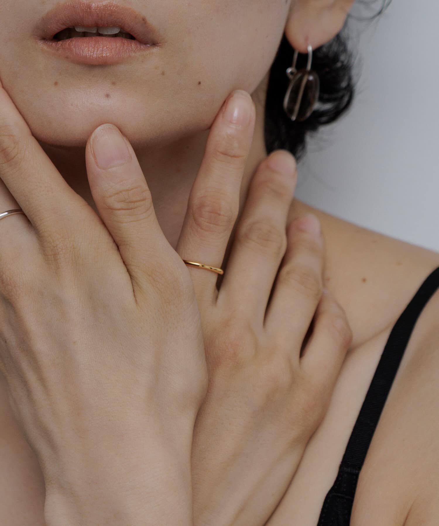 SMELLY「SMELLY so&rsquo;　textured minimal ring」|リング|