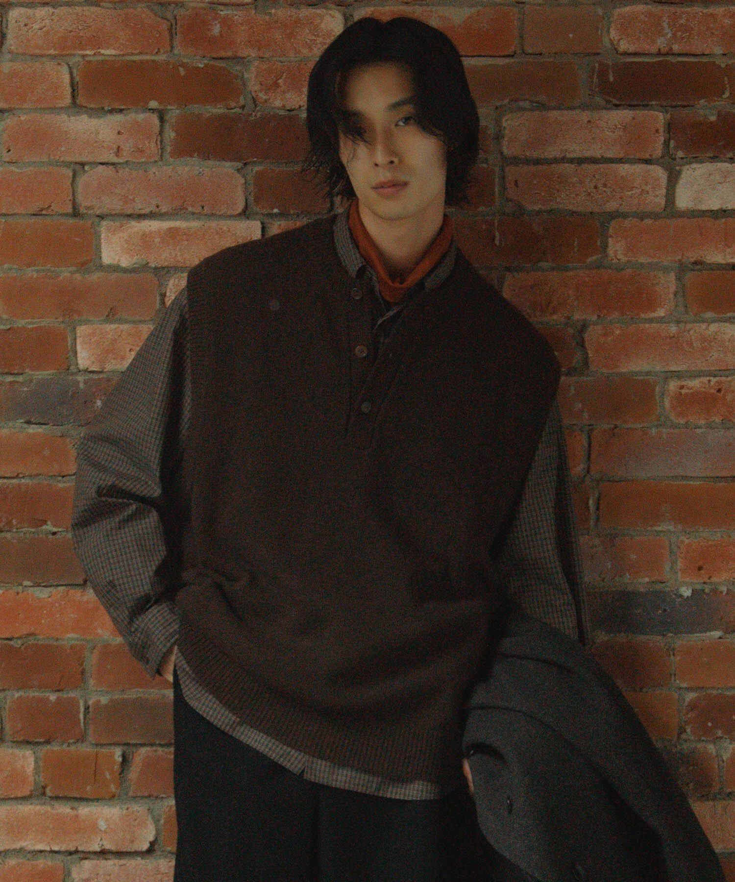 URBAN RESEARCH DOORS「Lamb Wool Knit Vest」|ベスト・ジレ|