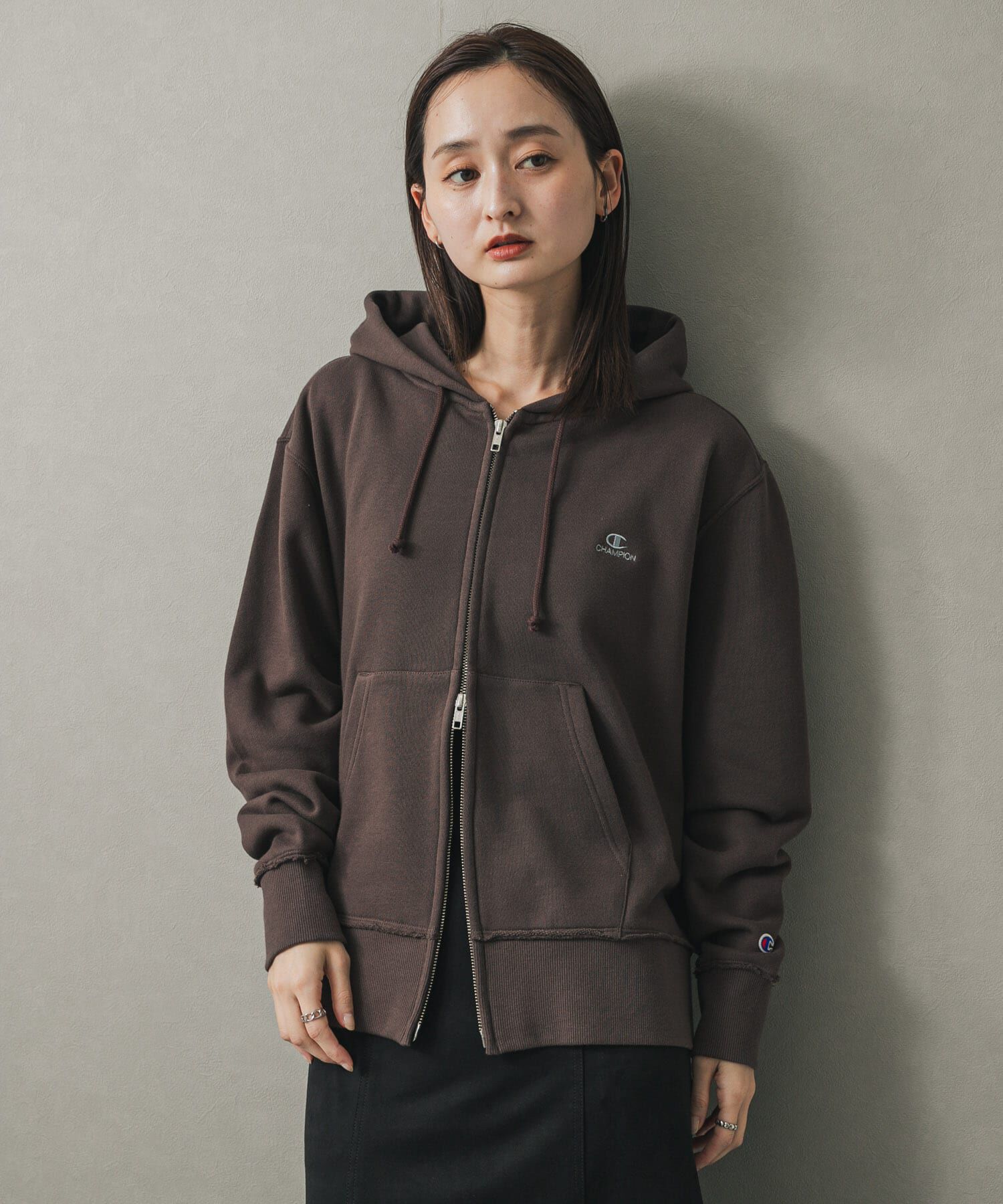 SENSE OF PLACE by URBAN RESEARCH「『別注』Champion&times;SENSE OF PLACE　ジップパーカー」|パーカー|