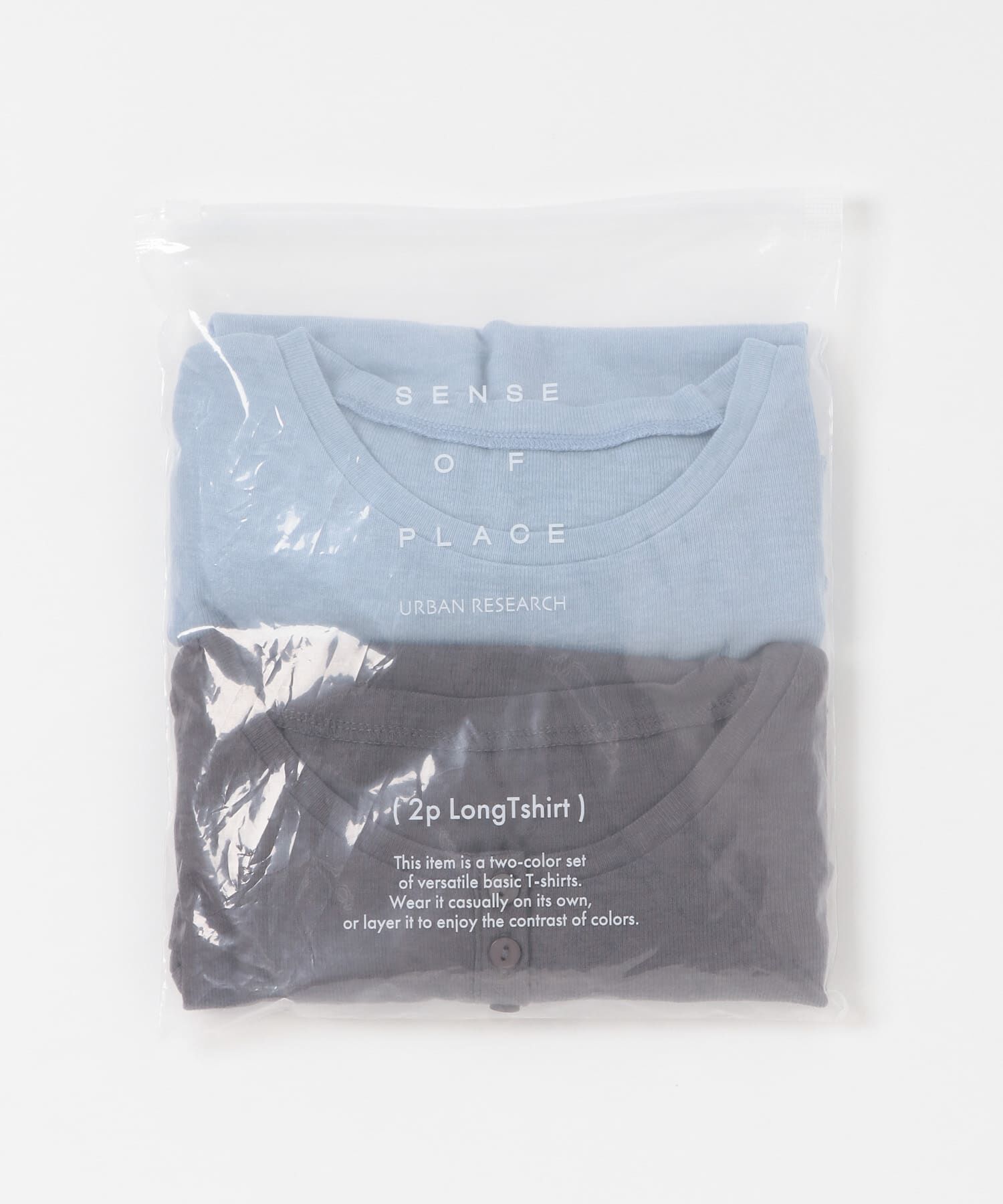 SENSE OF PLACE by URBAN RESEARCH「2PパックロングTシャツ」|Tシャツ・カットソー|