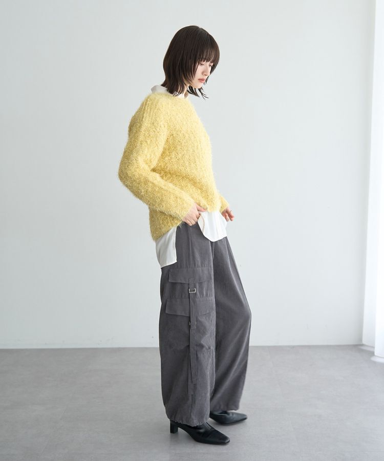YECCA VECCA「フェザーモールニット」|ニット・セーター|