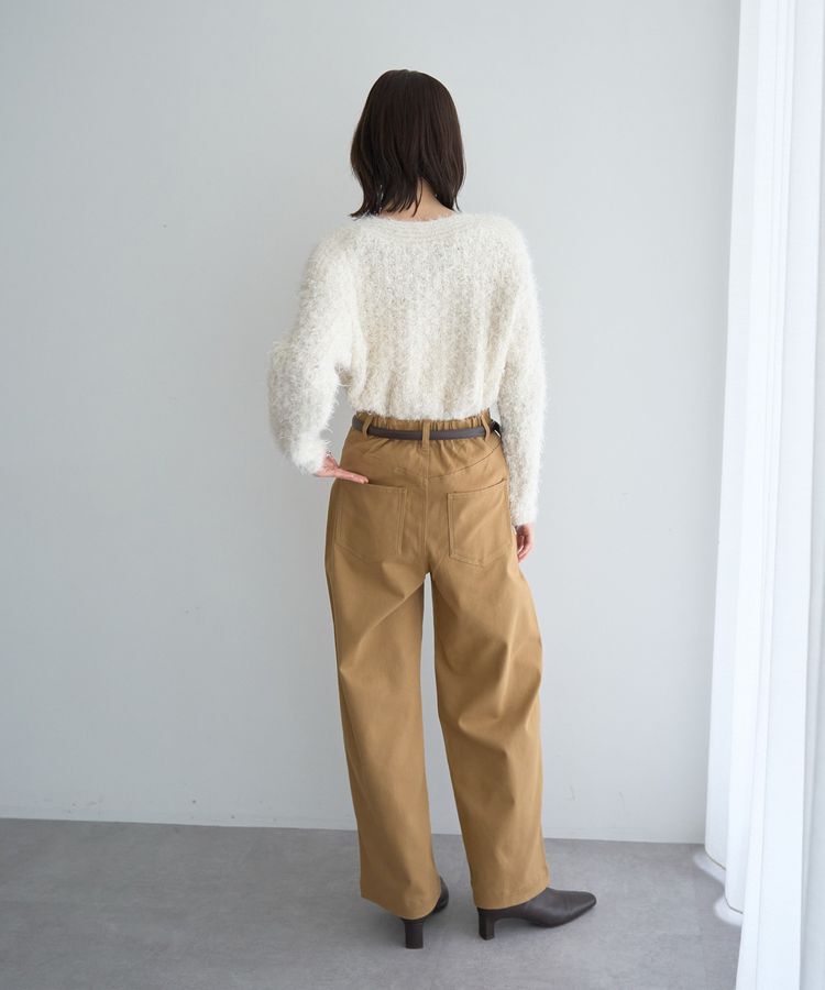 YECCA VECCA「フェザーモールニット」|ニット・セーター|