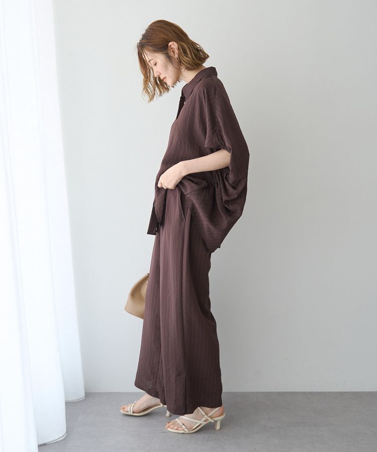 YECCA VECCA「【セットアップ可能】ストライプ柄シャツ」|シャツ・ブラウス|