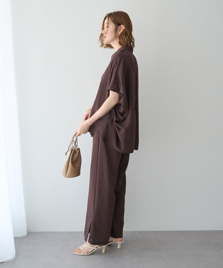 YECCA VECCA「【セットアップ可能】ストライプ柄シャツ」|シャツ・ブラウス|