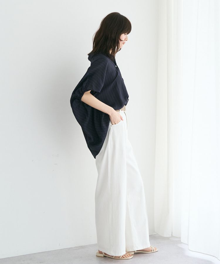 YECCA VECCA「【セットアップ可能】ストライプ柄シャツ」|シャツ・ブラウス|