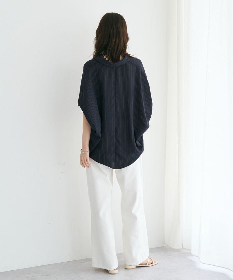 YECCA VECCA「【セットアップ可能】ストライプ柄シャツ」|シャツ・ブラウス|