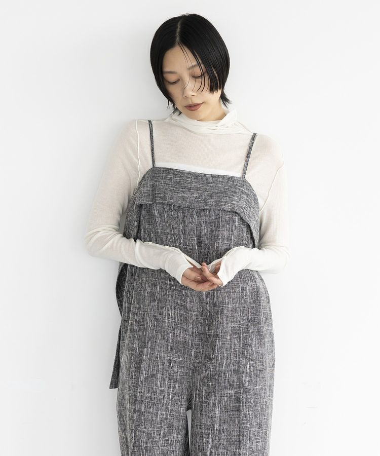 GARAGE OF GOOD CLOTHING「メランジツイードオールインワン」|オールインワン|