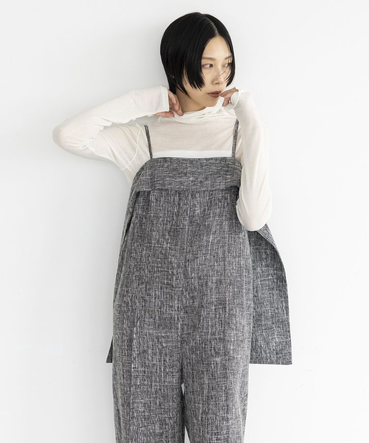 GARAGE OF GOOD CLOTHING「メランジツイードオールインワン」|オールインワン|