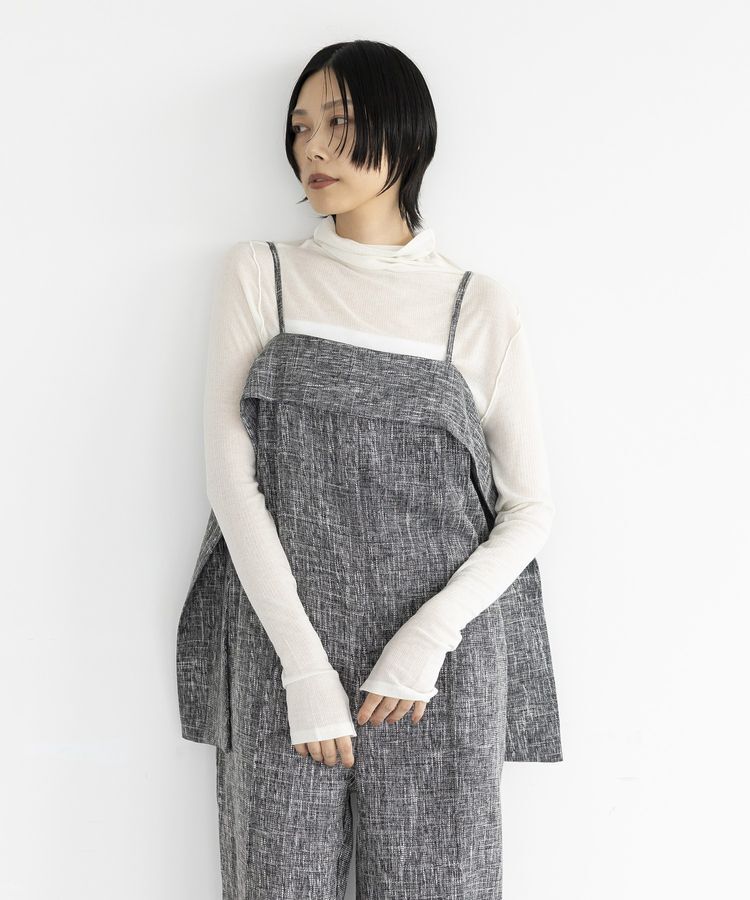 GARAGE OF GOOD CLOTHING「メランジツイードオールインワン」|オールインワン|